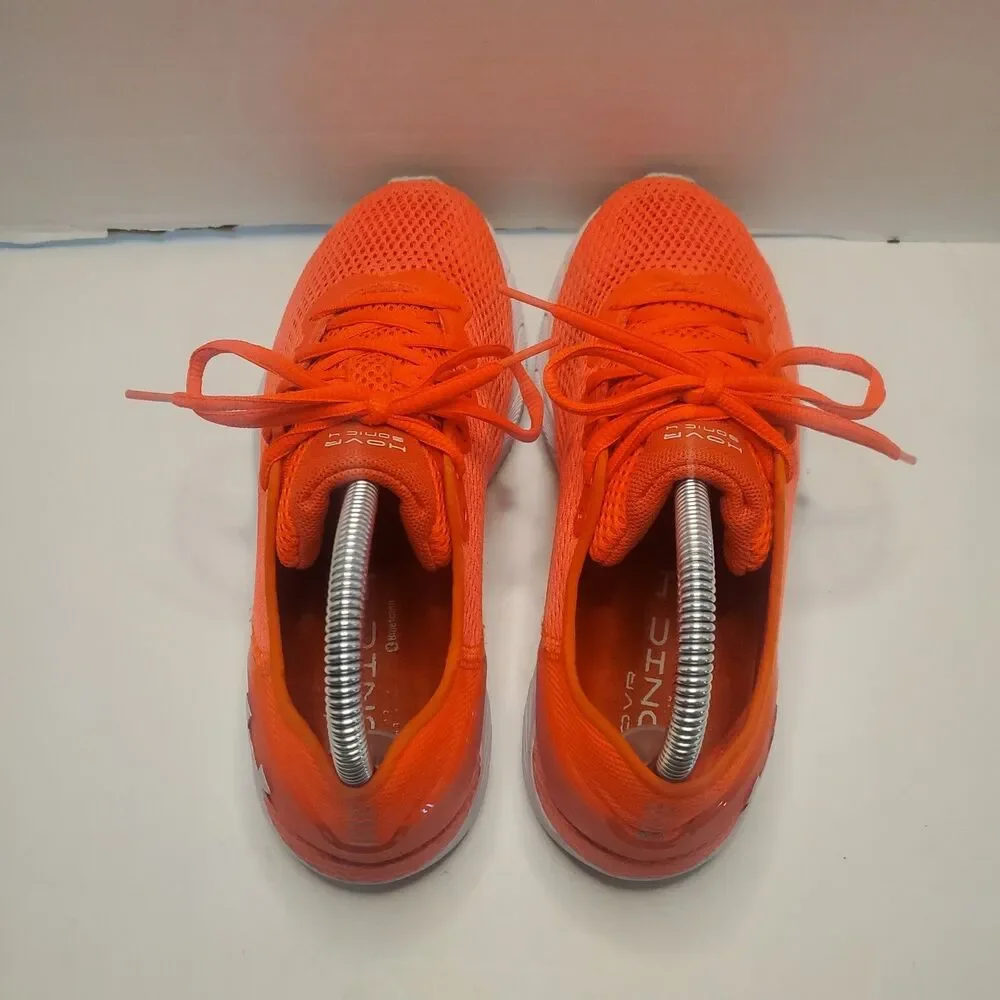 Under Armour HOVR Sonic 4 Women’s 7.5 Orange White Running Shoes 3023559-601